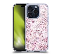 MICKLYN LE FEUVRE PATTERN MARMO CUSTODIA COVER MORBIDA IN GEL PER APPLE iPHONE