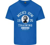 Micks Gym Training Boxe Boxer Scatola Uomo Scollo A V Cotone T-Shirt