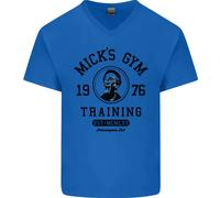 Micks Gym Training Boxe Boxer Scatola Uomo Scollo A V T-Shirt
