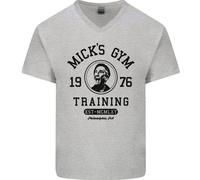Micks Gym Training Boxe Boxer Scatola Uomo Scollo A V T-Shirt