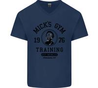 Micks Gym Training Boxe Boxer Scatola Uomo Scollo A V T-Shirt