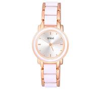 MicLee Orologi da donna Movimento al quarzo Orologi Singolo Quadrante in resina Cinturino in ceramica (nota la fibbia) Piccolo e squisito Regalo per le fidanzate