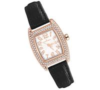 MicLee Orologi da donna Orologi al quarzo per ragazze Numeri quadrati con quadrante in lega con diamanti incastonati Moda di lusso Movimenti della casa Impermeabile orologi luminosi