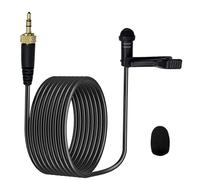 MICMXMO Lavalier Lapel Microfono 3,5 mm per Sennheiser Wireless System Bodypack Trasmettitore Unidirezionale Condensatore Lapel Mic Perfetto per YouTube, Intervista, Podcast, 1,5 m