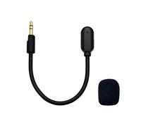 MICMXMO Microfono di ricambio per cuffie da gioco Razer Barracuda X, con cancellazione del rumore, con microfono Crystal Clear Voice Boom per Switch PS5 PS4 Mac PC Computer, jack da 3,5 mm