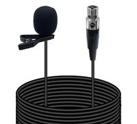 MICMXMO Microfono Lavalier Mic a Revers Compatibile con AKG DPT 700, PT 40, PT 45, PT 60 PT 450, PT 470, PT200, PT 5000, Trasmettitore Wireless, Omnidirezionale Condensatore Microfono(Presa Mini XLR