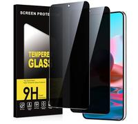 Micnkifo Privacy Pellicola Protettiva per Xiaomi Redmi Note 10/10S 4G Vetro Temperato,Durezza 9H Anti-Spy Protezione Schermo,Anti-Graffio Senza Bolle Anti-Spia Vetrino Protettivo,2 Pezzi