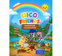 Mico and Friends: Cosy Scenes Coloring Books for age 3-8