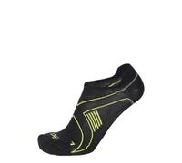 MICO Calza Corta da Running Micro Extralight Weight X-Performance, 100% Made in Italy, Unisex - CA01503 (IT, Numero, 41, 43, Regular, Regular, Nero/Giallo Fluo)