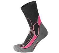 MICO - Calza outdoor leggera corta in Everdry Woman - Nero Viola