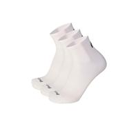 MICO Calza Run Corta Light Weight Extra Dry Confezione 3 Paia, Unisex-Adulto (XL, Bianco)