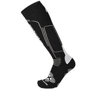 MICO Calza Ski Heavy Weight SuperThermo Primaloft Merino (XL, Nero Grigio)