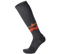 MICO Calza Trek Lunga Anti Zecche, Medium Weight EXTRA DRY, Unisex, 100% Made in Italy, CA03053 (IT, Numero, 38, 40, Regular, Regular, Antracite/Arancio)