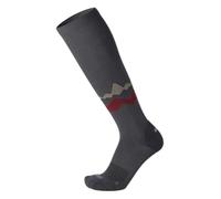 MICO Calza Trek Lunga Anti Zecche, Medium Weight EXTRA DRY, Unisex, 100% Made in Italy, CA03053 (IT, Numero, 41, 43, Regular, Regular, Antracite/Corda)
