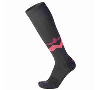 MICO Calza Trek Lunga Anti Zecche, Medium Weight EXTRA DRY, Unisex, 100% Made in Italy, CA03053 (IT, Numero, 35, 37, Regular, Regular, Antracite/Fucsia)