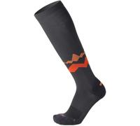 MICO Calza Trek Lunga Anti Zecche, Medium Weight EXTRA DRY, Unisex, 100% Made in Italy, CA03053 (IT, Numero, 35, 37, Regular, Regular, Antracite/Arancio)