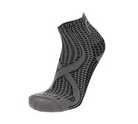 MICO Calze da Trail Running Unisex Corta Light Weight Odor Zero Ionic+, 100% Made in Italy - CA01504 (M, Nero)