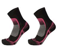 MICO CALZE TREKKING DONNA CA03056 573 TREK MEDIUM WEIGHT EXTRA DRY NERO/FUCSIA