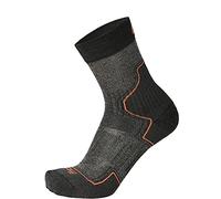 MICO - Calzetto per Trekking Altezza Media pesantezze Leggero - Antracite-S