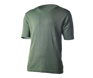 MICO | Maglia Giro Collo Mezza Manica X-Performance Workout per Uomo, Tecnologia Seamless, in Fibra Dryarn® Termica, 100% Polipropilene (IT, Testo, L, XL, Regular, Regular, Verde Militare)
