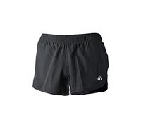 MICO Pantaloncino SGAMBATO da Running Extra Dry da Uomo - PA00400 (M, Nero)