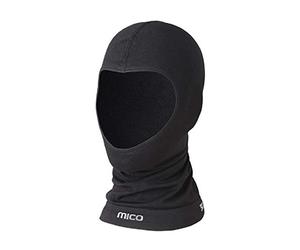 MICO SOTTOCASCO Microfibra Junior Unisex AC03693 (One Size, Nero)