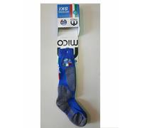 Mico Sport Calze (paio) Ski Technical Champion, Junior - Art. CA2612-004 (Azzurr