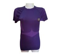 Mico Sport Maglia girocollo MC, Skintech, Donna 375 (Ultra Violet)
