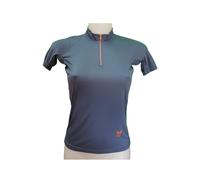 Mico Sport T-Shirt 1/2 zip MC, Donna - Art. IN3146-257 (China Blue)