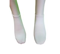Mico Sport TRIS Calze Invisibile Unisex colore 001 (Bianco)