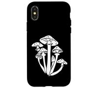 Micologia dei coltivatori di funghi dell'ingranaggio del micologo di arte del fungo bianco Custodia per iPhone X/XS