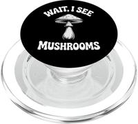 Micologo del foraggiamento dei funghi Aspetta, vedo funghi PopSockets PopGrip per MagSafe
