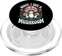 Micologo del foraggiamento dei funghi Aspetta, vedo un fungo PopSockets PopGrip per MagSafe