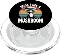Micologo del foraggiamento dei funghi Aspetta, vedo un fungo PopSockets PopGrip per MagSafe