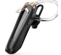 Micool BT-XLINE - Cuffie Bluetooth 6.0 mono con doppio microfono e cancellazione del rumore KI, 40+ ore di conversazione, multipoint per 2 dispositivi, mute rapido, ufficio e home office