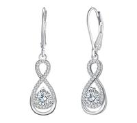 Micory Orecchini Pendenti Donna Argento 925 Orecchini Infinito Donna - Gioiello Elegante Regalo Perfetto per Doni Speciali