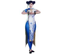 Micotaku Street Fighter 6 Officially Licensed Chun-Li Cosplay Costume Full Set Halloween Costume