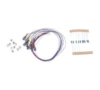 Micpointik 10 OO HO - Lanterna da parete a LED, per edifici, 3 V CC, con resistenza
