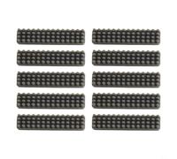 Micpointik 10 spazzole per la pulizia degli ugelli in silicone per BambuLab A1 per mini, resistenti al calore per rimuovere residui di PLA/PETG/ABS, durevoli per stampanti 3D, grigio