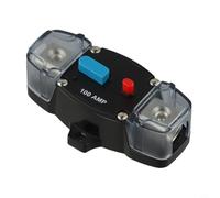 Micpointik Interruttore CC con ripristino manuale, auto-resettante per sistemi da 12-48 V, in ABS ignifugo, per auto, barca, camper, camion, fusibile di protezione da sovraccarico (100 A)