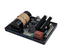 Micpointik Regolatore automatico di tensione AVR R448 per generatori Leroy Somer LSA, alloggiamento in ABS+metallo con protezione da sottotensione, stabilità regolabile e per frequenza 50/60 Hz, nero