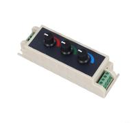 Micpointik RGB LED Dimmer Controller 3CH Rotary Controller for DC12V-24V for pwm control of light strip manual brightness adjustment white blue