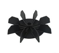 Micpointik Ruota del ventilatore a 3 pale in plastica resistente per compressore d'aria, prestazioni di raffreddamento ottimizzate come ricambio diretto, dimensioni 150 x 14 mm in nero, accessorio