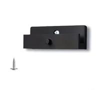 Micpointik Supporto da parete per dischi in vinile Metallo Nero Design Salvaspazio Montaggio a Parete per Soggiorno Studio Musicale 1 Pezzo Album Cover Display Stand (1PCS)