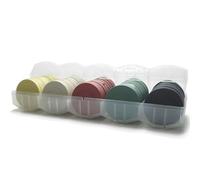 MICREEN 100 Pezzi Contatori di Plastica Colorati, Set di Chip per Imparare la Matematica con Scatola Portaoggetti, Gettoni per il Conteggio dei Giochi per l'apprendimento Della Matematica