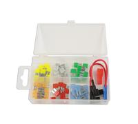 Micro 2 Lama Fusibile & 2 Titolari Assortiti Scatola 63pc - Connect 37159 Nuovo