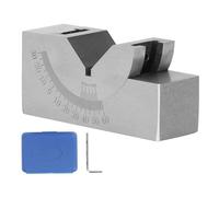 Micro Adjustable Angle Measuring Tool | Alloy Steel V Block 0.01mm Accuracy | 30° / 0° / 60° Angle Setting for Milling/Grinding/Drilling Machines | HRC50-52 Hardness with