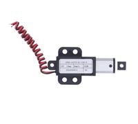 Micro attuatore elettrico PolyGen DC12V corsa 10mm spinta 150N con tubo in alluminio e finecorsa per tracciatore solare, braccio robotico e sistemi di sollevamento TV