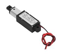 Micro attuatore lineare elettrico 12V 150N, mini attuatore lineare con corsa da 15 mm per pale di ventola, armadi, aprifinestra, robotica, tavolo (Nessuna staffa)