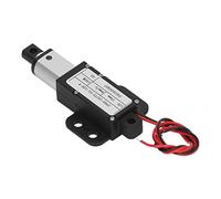 Micro attuatore lineare elettrico 12V 150N, mini attuatore lineare con corsa da 15 mm per pale di ventola, armadi, aprifinestra, robotica, tavolo (Con staffa)